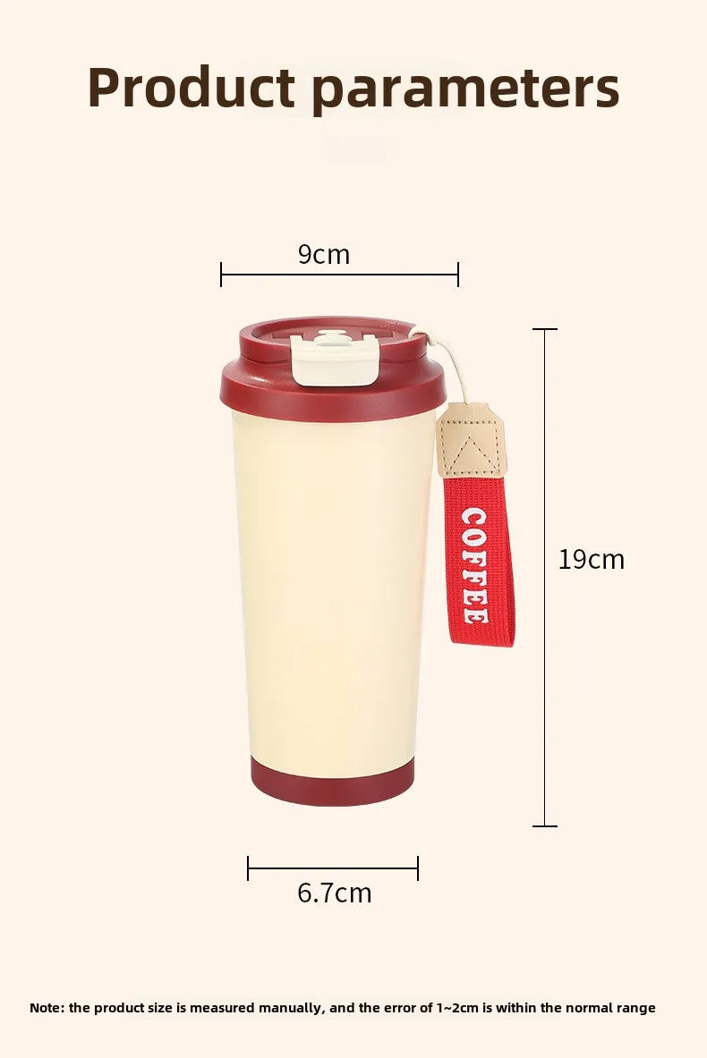 500ml Stainless Steel Coffee Milk Leak Proof Stir Cup Outdoor Office Business Portable Type-C Charge Automatic Self Stirring Mug