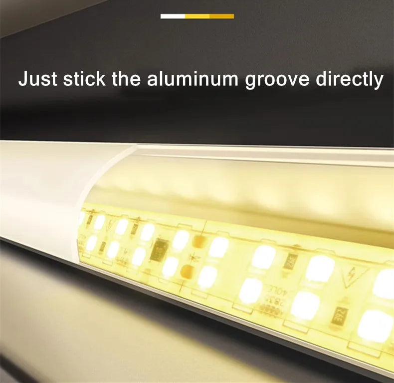 12MM Width SMD 2835 LED Strip 240LEDs/M AC220V Flexible Cuttable Soft Lamp IP68 Waterproof Warm/Neutral/White Light With EU Plug