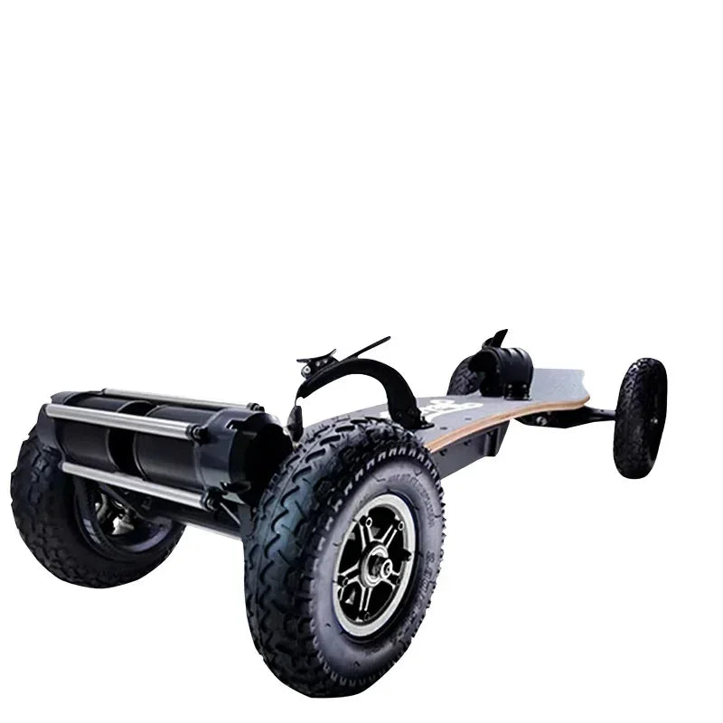 Four-wheeled adult high-speed land stamping board, remote control portable travel off-road intelligent scooter