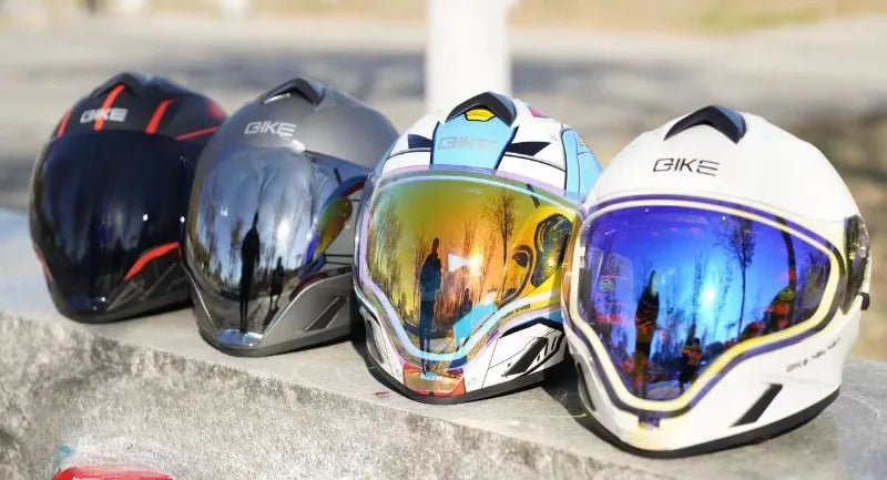 Motorcycle Flip Up Helmet Dual Sunvisor DOT Cascos Full Face Helmet for Adventure Motorcycle Street Sport Bike Helmet  M-XXL