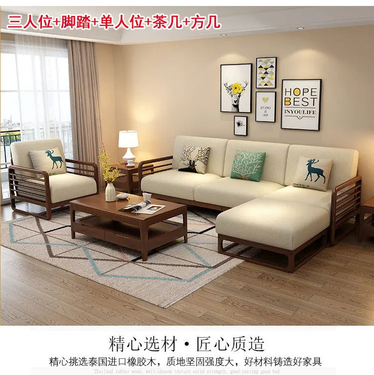 Nordic Creative Fabric Sofa Set