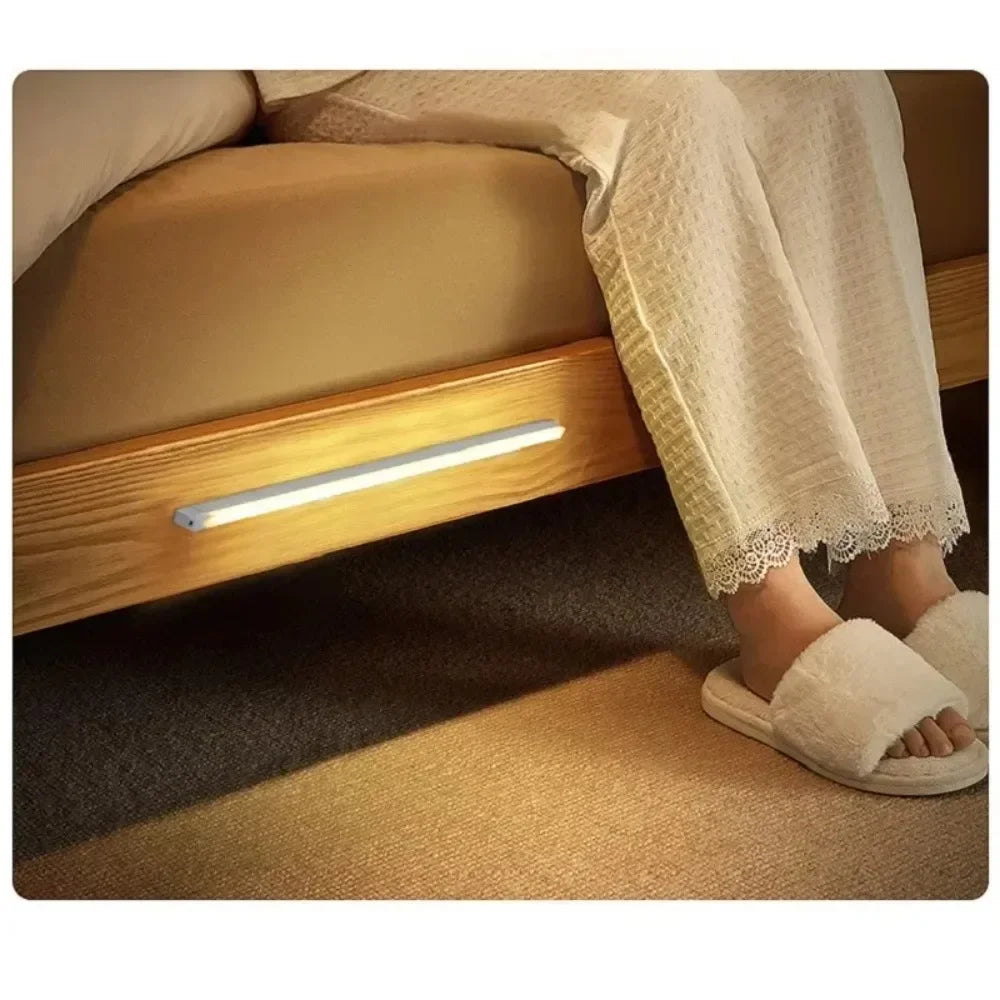 Kitchen Usb Rechargeable Led Lamp LED Night Light With Motion Sensor Cupboard for Cabinets Home and Decoration Lights Wardrobe