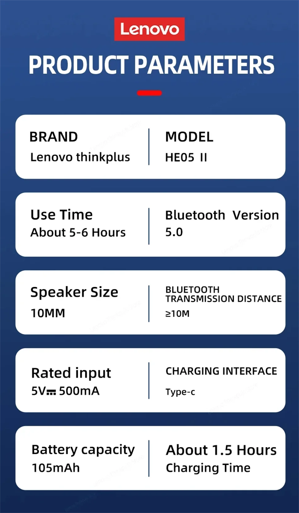 Lenovo HE05X Neckband Earphones Wireless Bluetooth 5.0 Earbuds Waterproof Sport Headset with Mic Magnetic Neckband Earphone New