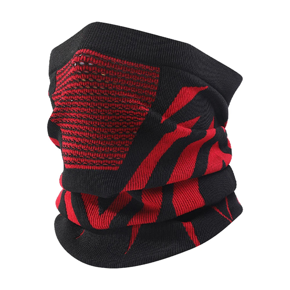 1pc/2pcs/3pcs Unisex Winter Breathable Warm Ski Mask Bike Motorcycle Half Face Mask Scarf Outdoor Hiking Fishing Cycling Mask