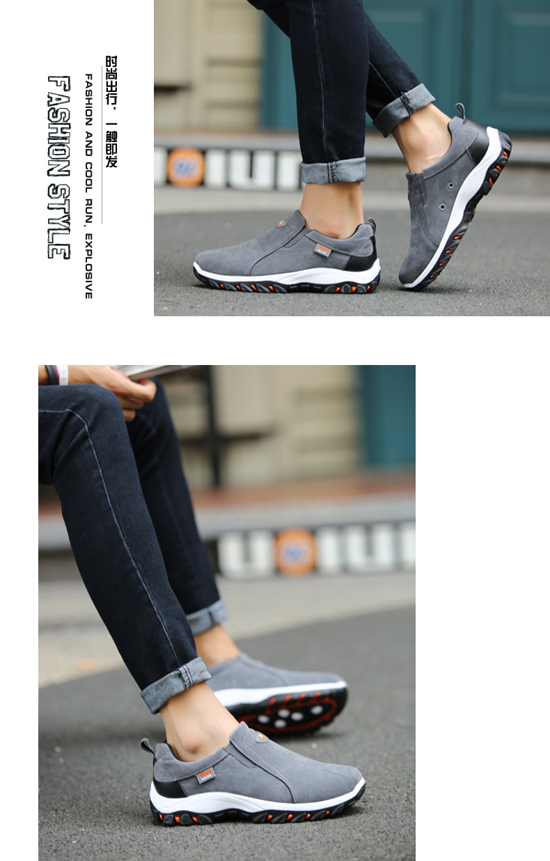 2023 New Casual Shoes Men's Sneakers Fashion Outdoor Walking Loafers Comfortable Shoes Men's Shoes Lightweight Plus Size 50