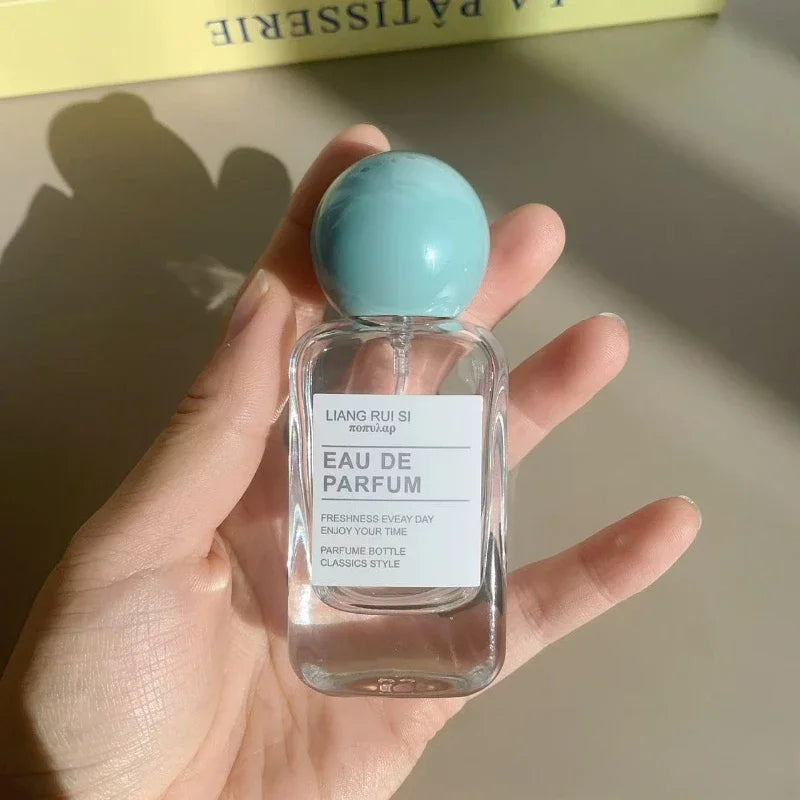 50ML 30ML Empty Clear Glass Spray Bottle Wood/plastic Lid Perfume Bottle Refillable Bottle Dispenser Fine Mist Portable Travel