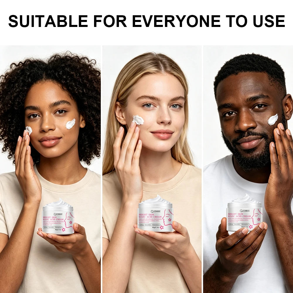 JUINHOU Lightweight Non‑greasy Moisturizing Face Cream For Dull Skin Daily Facial Hydrating Brightening Skin Care For Home Skin