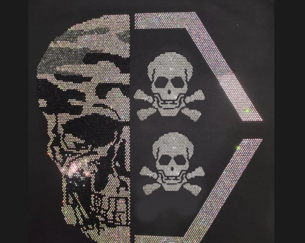 Designer T-Shirts for Men Branded and Rhinestone-Adorned Stylish Tops tees