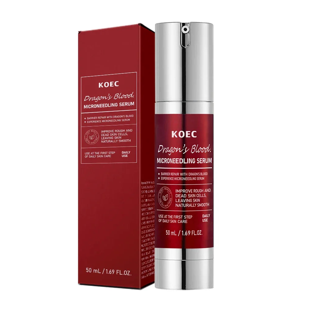 Soothing Microneedle Serum, Centella Asiatica & Propolis For Skin Barrier, Pore Care Exfoliating Korean Glass Skin Essence 50g