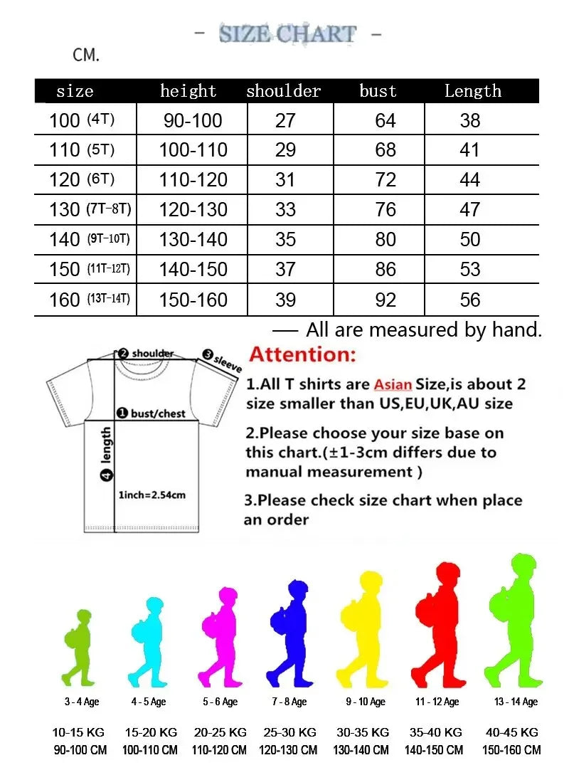 Best-selling Spring/Summer Children's Pure Cotton T-shirt - Fashionable, Soft and Comfortable Clothing for Boys and Girls