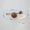 LED Bedroom Bedside Wall Lamp Swing Arm Wall Light Folding Telescopic Study Reading Lamp Study Decor Sconce Lighting