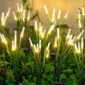1/2/4PCS Solar Bubble Reed Garden Lights Outdoor Waterproof LED Pathway Lights For Yard Patio Decor