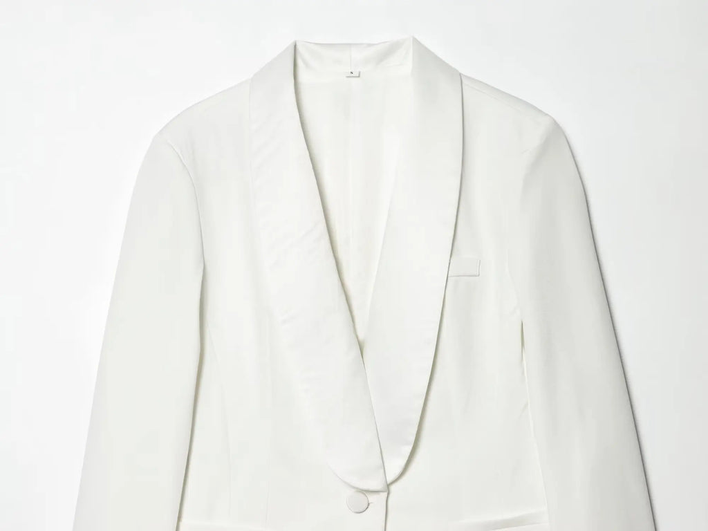 HH 2026 Women New Fashion Solid 2-Piece Set Single Button Long Sleeve Blazer Jacket+High Waist Zipper Pockets Solid Long Pants