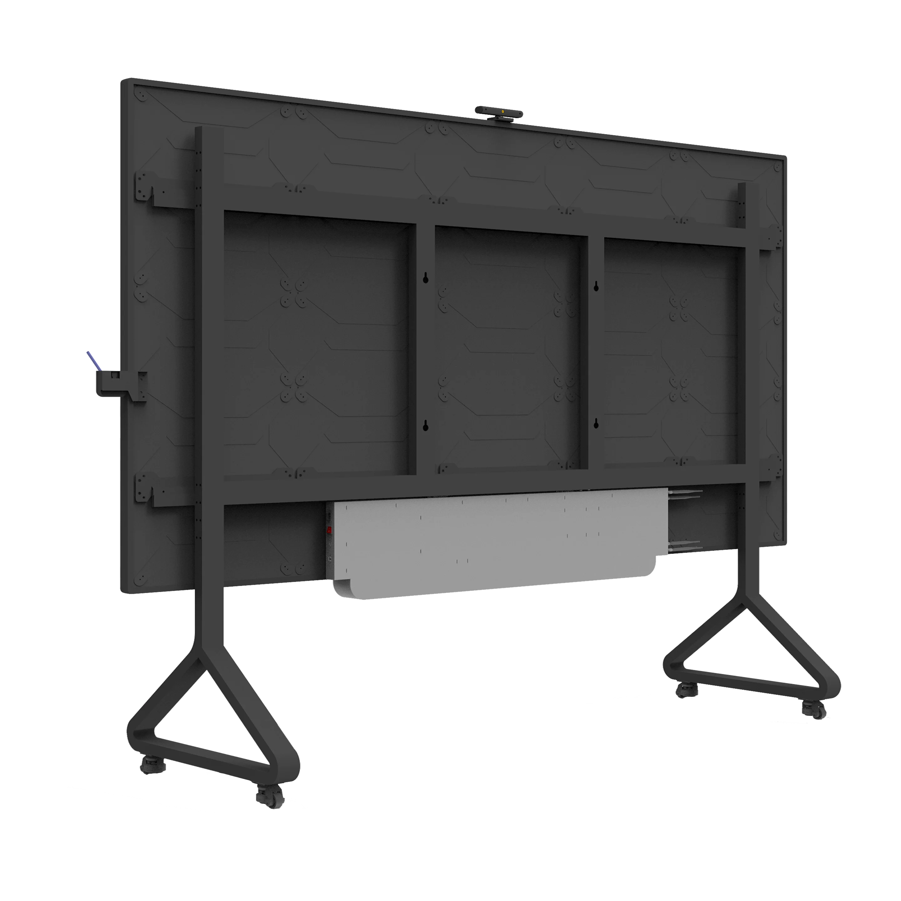 75 85 Inch 4K Android Interactive Flat Panel 20 Points Multi Touch Screen Aluminum Frame Smart Whiteboard