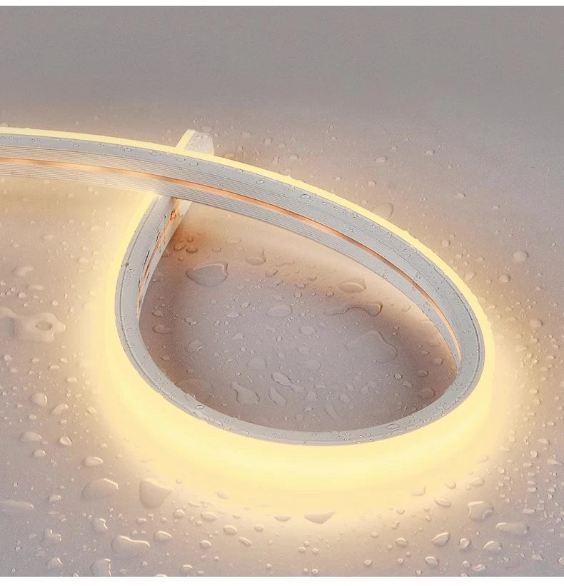 Led Neon Strip Rope Tube Waterproof Flexible Silicone Tape Diffuser for Ws2812 5050 Strip Light Home Atmosphere Decor Lighting