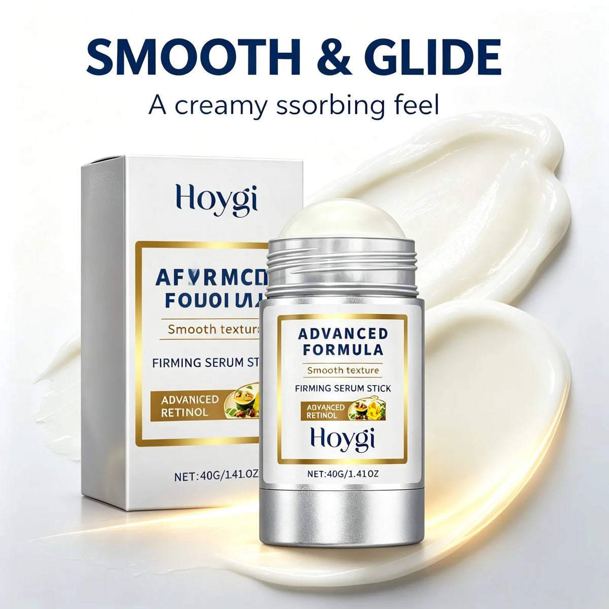Retinol Facial Firming Serum Stick 40g Hyaluronic Acid Niacinamide  Wrinkle Balm for Fine Lines Deep Hydration Skin Care