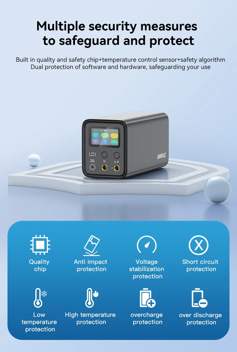 UF20B Portable Farad Capacitor Spot Welder 99 Level Adjustment Spot Welding Machine for Mobile Phone Battery Nickel Sheet Repair