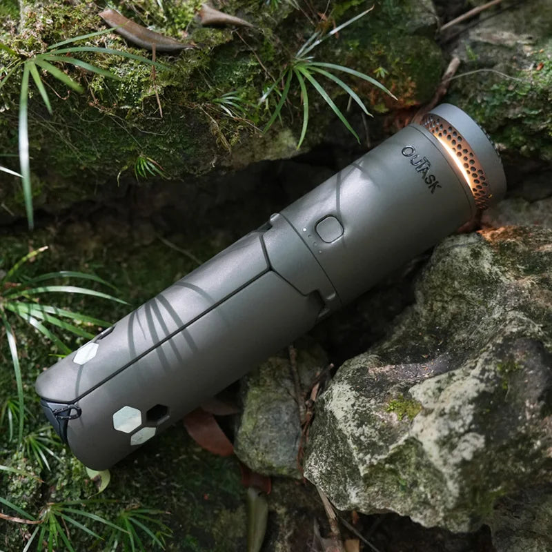 Telescopic Lantern All Terrain Outdoor Multifunctional Camping Light Phone Charging Treasure Travel Emergency Tent Lamps