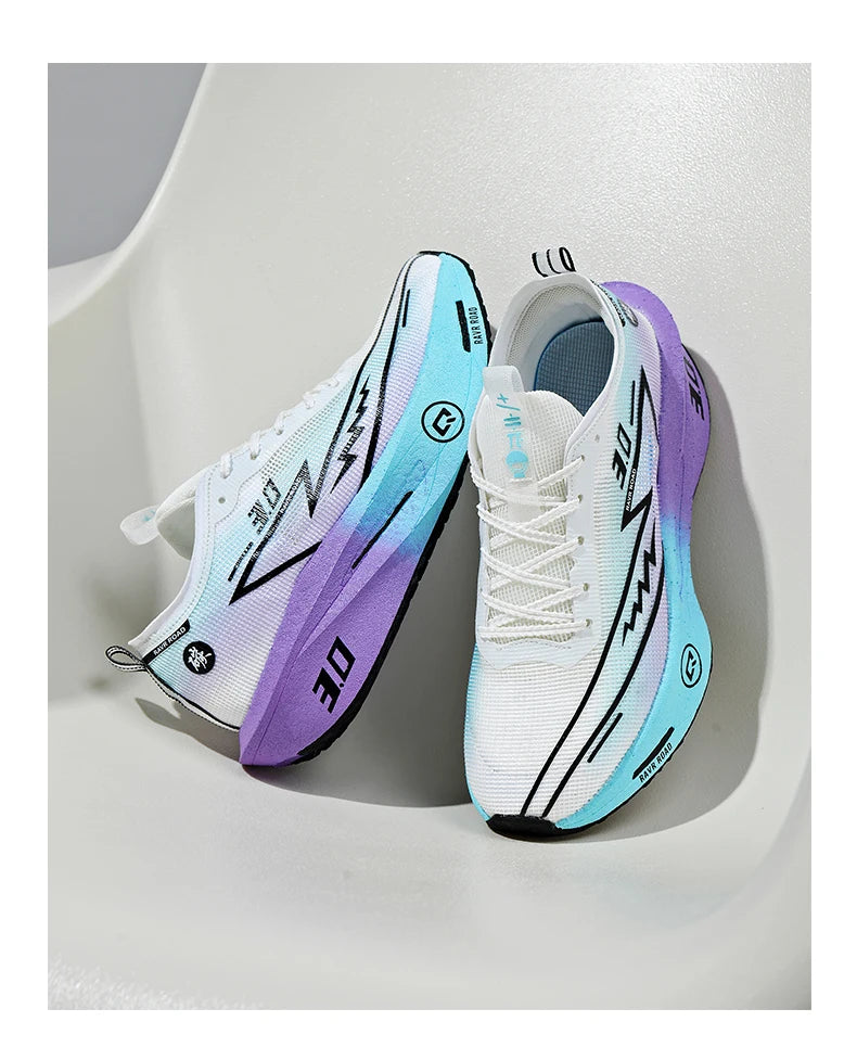 Men Running Shoes Carbon Board Marathon Sports Speciality Breathable Lightweight Women's Comfortable Athletic Nonskid Sneakers