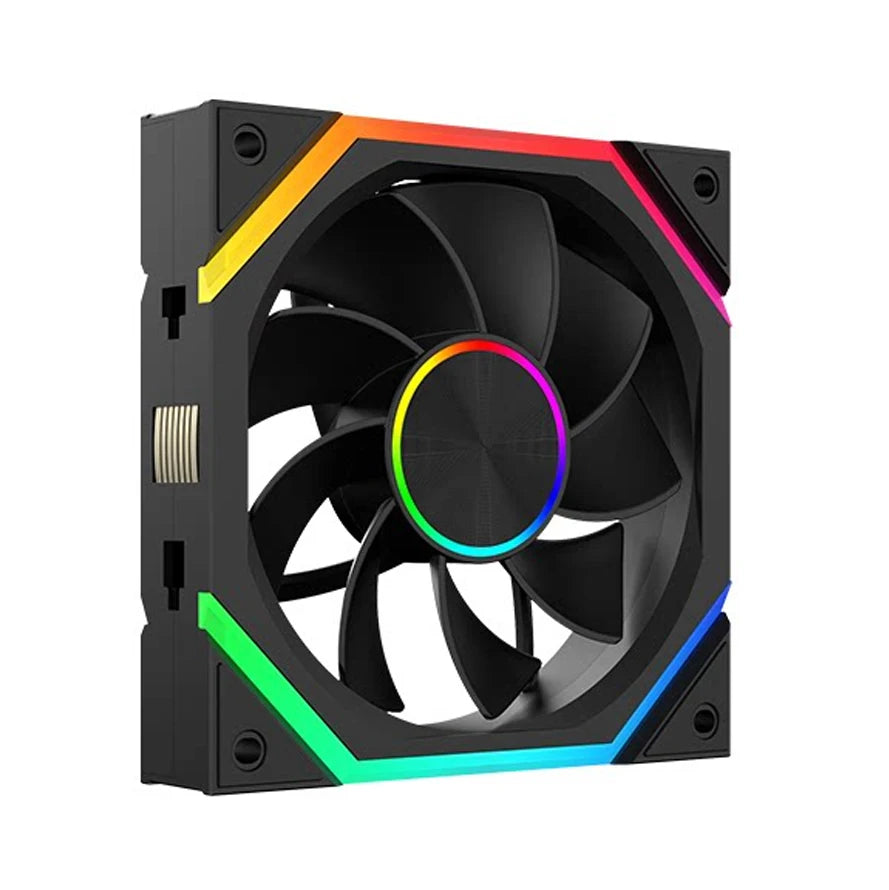 Veebyte XY 120/240/360 Building Block Wireless Splicing Fan 120mm PC Fan PWM Speed Control ARGB 12V Large Air Volume Chassis Fan