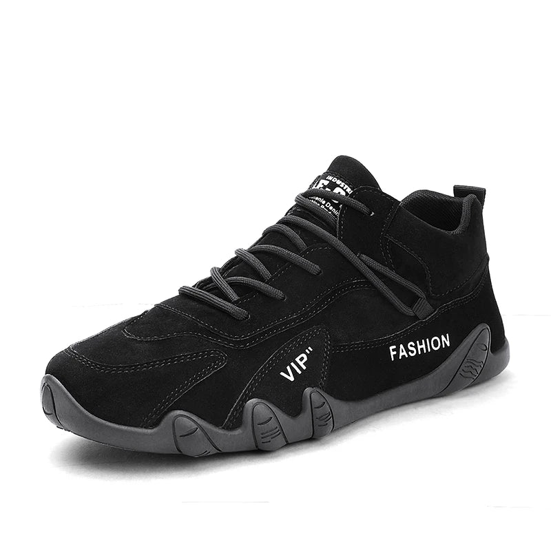 Retro Ankle Boots for Men Flat Casual Snow Boots Sneaker Non-slip Work Shoes Men Short Boots Autumn Zapatillas Hombre