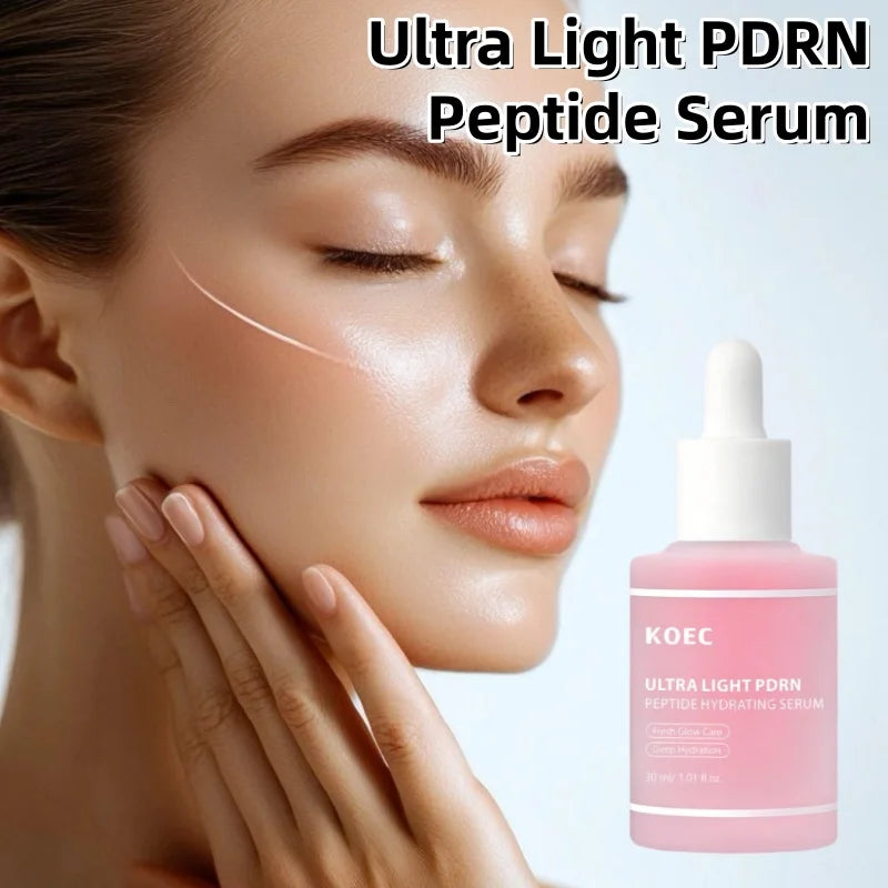 PDRN Peptide Moisturizing Serum 30ml Deeply Hydrating Brightening And Repairing Facial Essence Gentle Soothing Korean Skincare