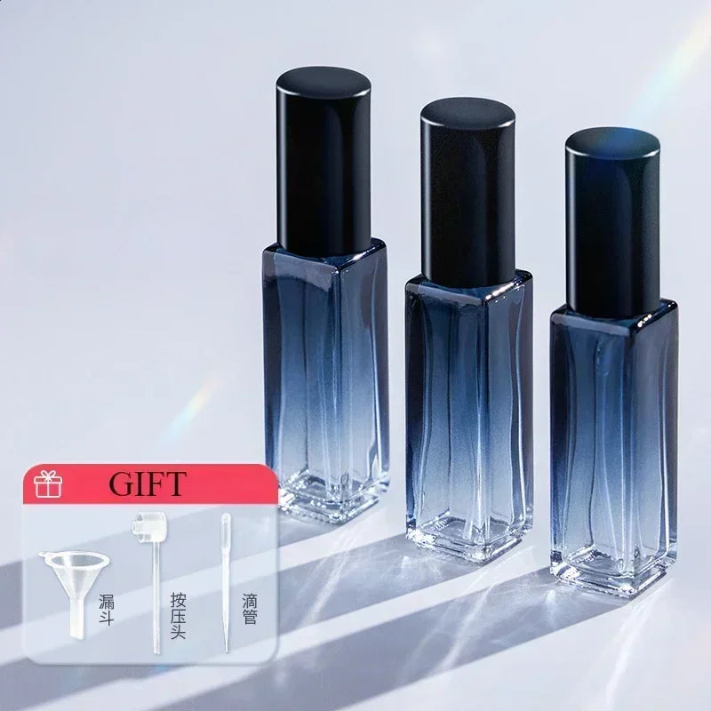 3PCS 10/20ml Perfume Spray Bottle Empty Glass Atomizer Travel Cosmetic Containers Bottle Sample Vials Refillable Drop Shipping
