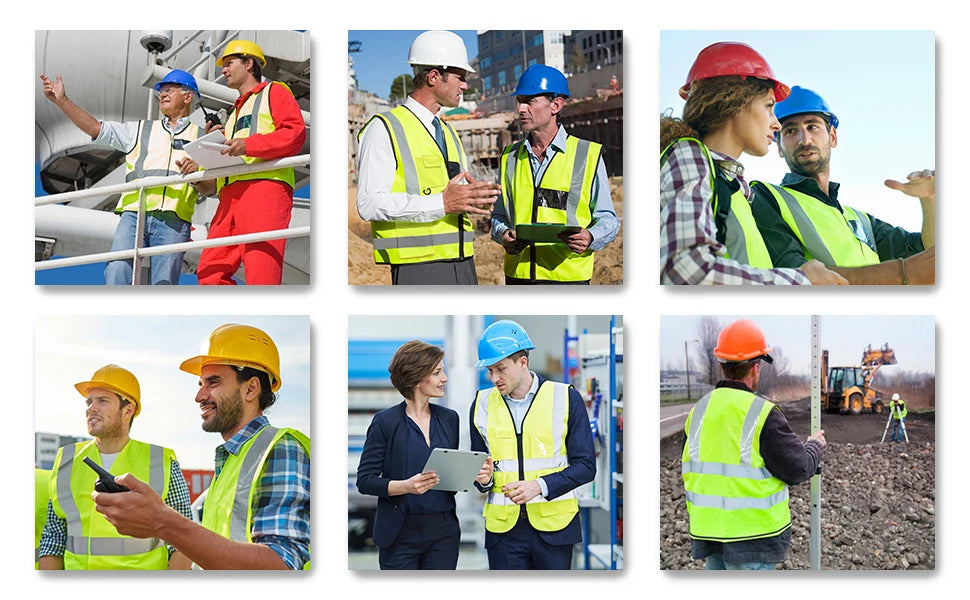 Custom Your Logo Safety Vest Construction Work Traffic Vest Railway Coal Miners Uniform Security ANSI Class 2 Safety Workwear