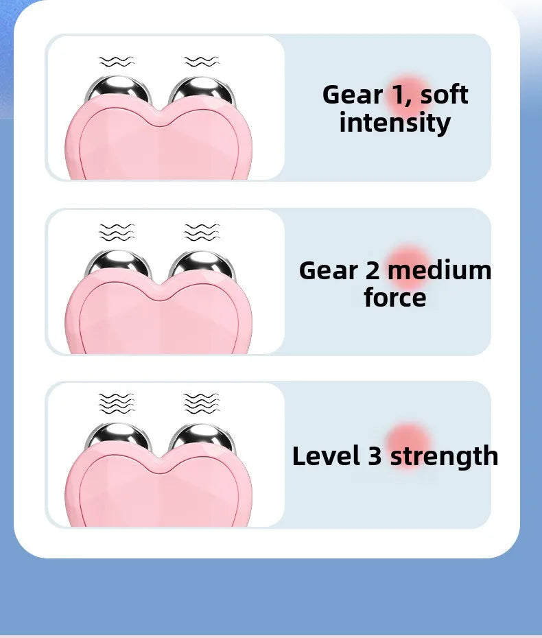 New 3D Microcurrent Face Lifting Massager Skin Tightening Rejuvenation Beauty Charging Facial Anti Wrinkle Skin Care Beauty Tool