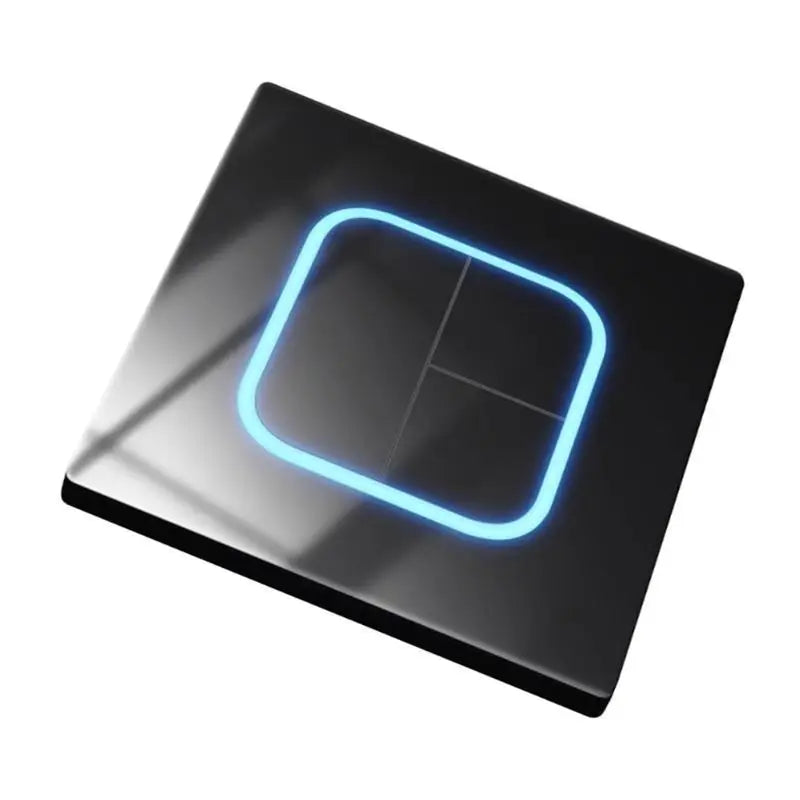 240V 10A Electrical Light Switches Tempered Glass Panel Wall Light Switches 1/2/3/4 Gang Wall Glasses Panel Switches Enduring