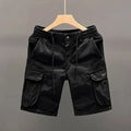 Men's Workwear Shorts Summer Heavyweight Pure Cotton Multi-Pocket Loose Outdoor Dirt-Resistant Wearable Five-Quarter Length