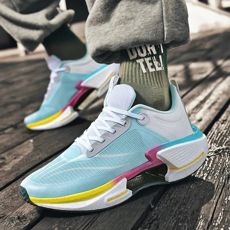 New color scheme for men's and women's fashionable, comfortable, versatile casual sports shoes