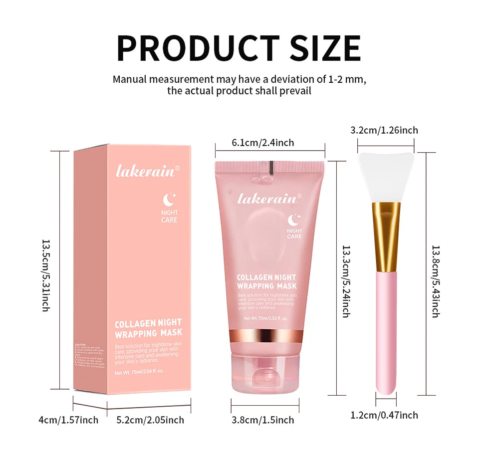 Skincare Koreans Originales Deep Collagen Mask Peel Off Mask Facial mask soluble collagen hydration tightening Night cream skin