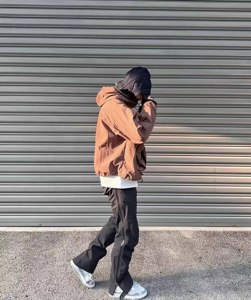 COMFY Japanese CMF Multi Pocket Outdoor Functional Coat Waterproof Men's and Women's Hooded Jacket