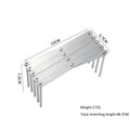Stainless Steel Bowl Dish Organizer Pot Lid Rack Pan Retractable Foldable Plate Holder Shelf Tableware Storage Kitchen Gadgets