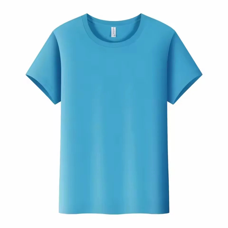 Design/Customize Logo Cotton T-shirt Men's and Women's Short Sleeved Shirt DIY Personalized Logo Team Advertising Top