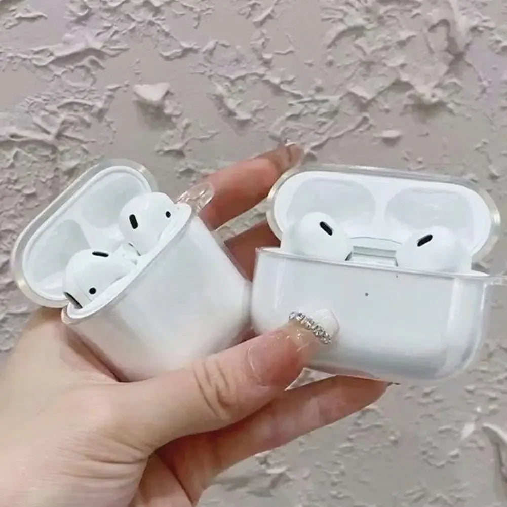 Clear Soft TPU Earphone Case with Lanyard Strap for Airpods Pro 2 3 2nd Generation Airpods Pro3 Gen Cover Accessories