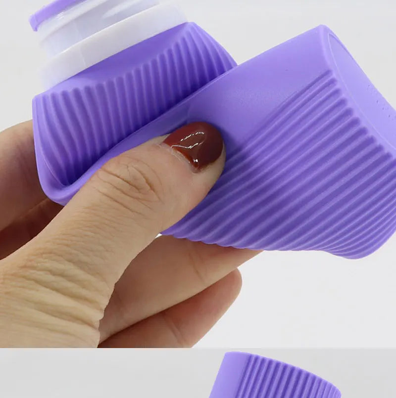 4pcs 100ML Silicone Travel Bottles Accessories Portable BPA Proof Squeezable Size Free Sets Leak Proof Travel Size Split Bottle