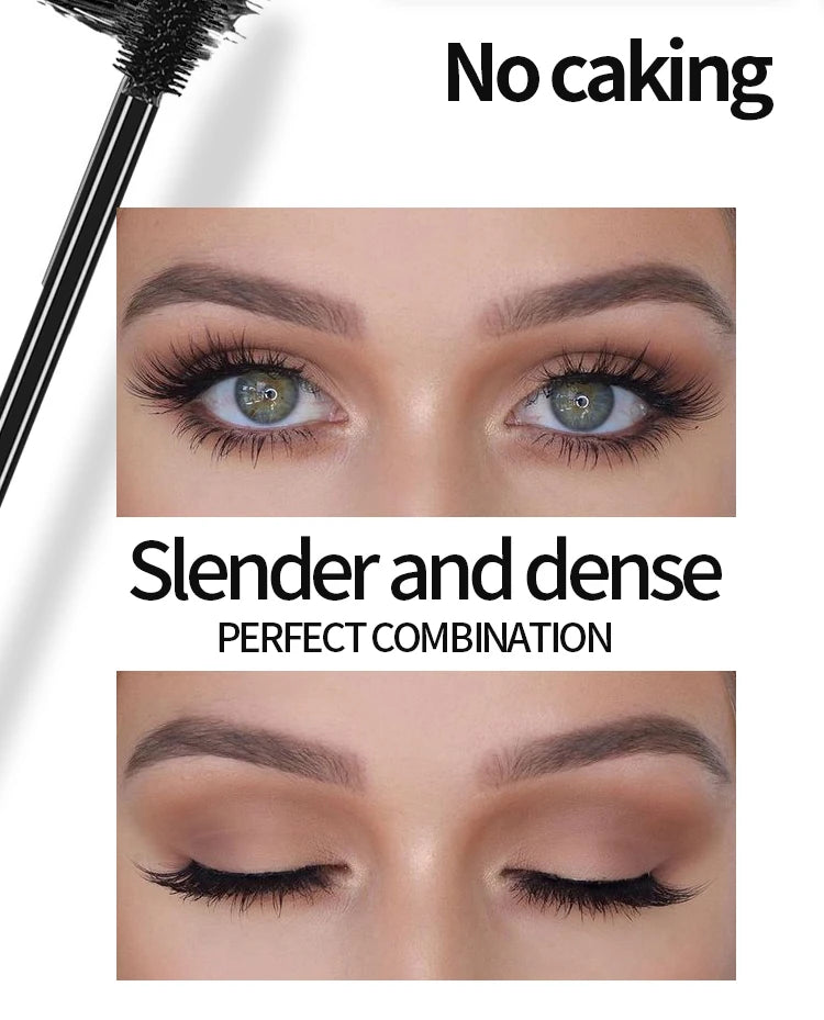 Long Lasting 4D Waterproof Mascara Liquid Eyeliner Pencil Set For Voluminous Curling Lashes And Natural Eyebrow Makeup