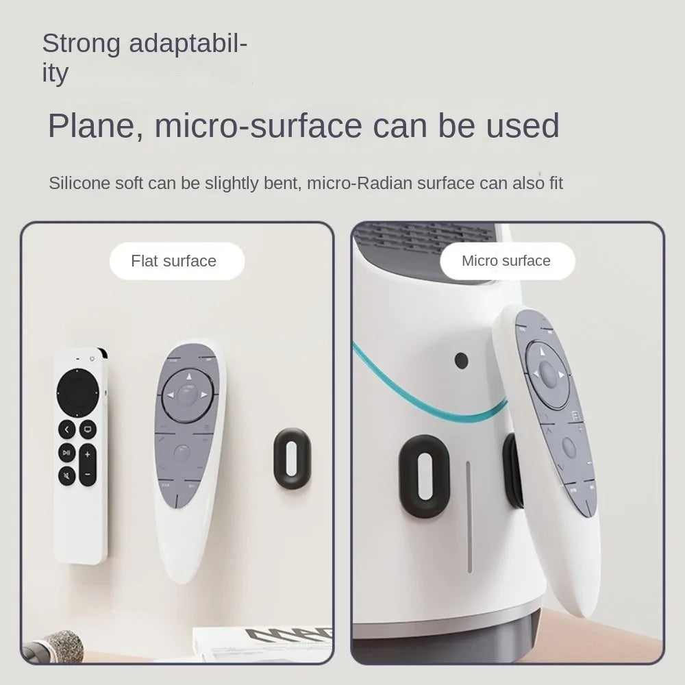 2Pcs/Set Strong Magnetic Adsorption Magnetic Remote Control Holder Self-Adhesive Magnetic Absorption Nanopatch