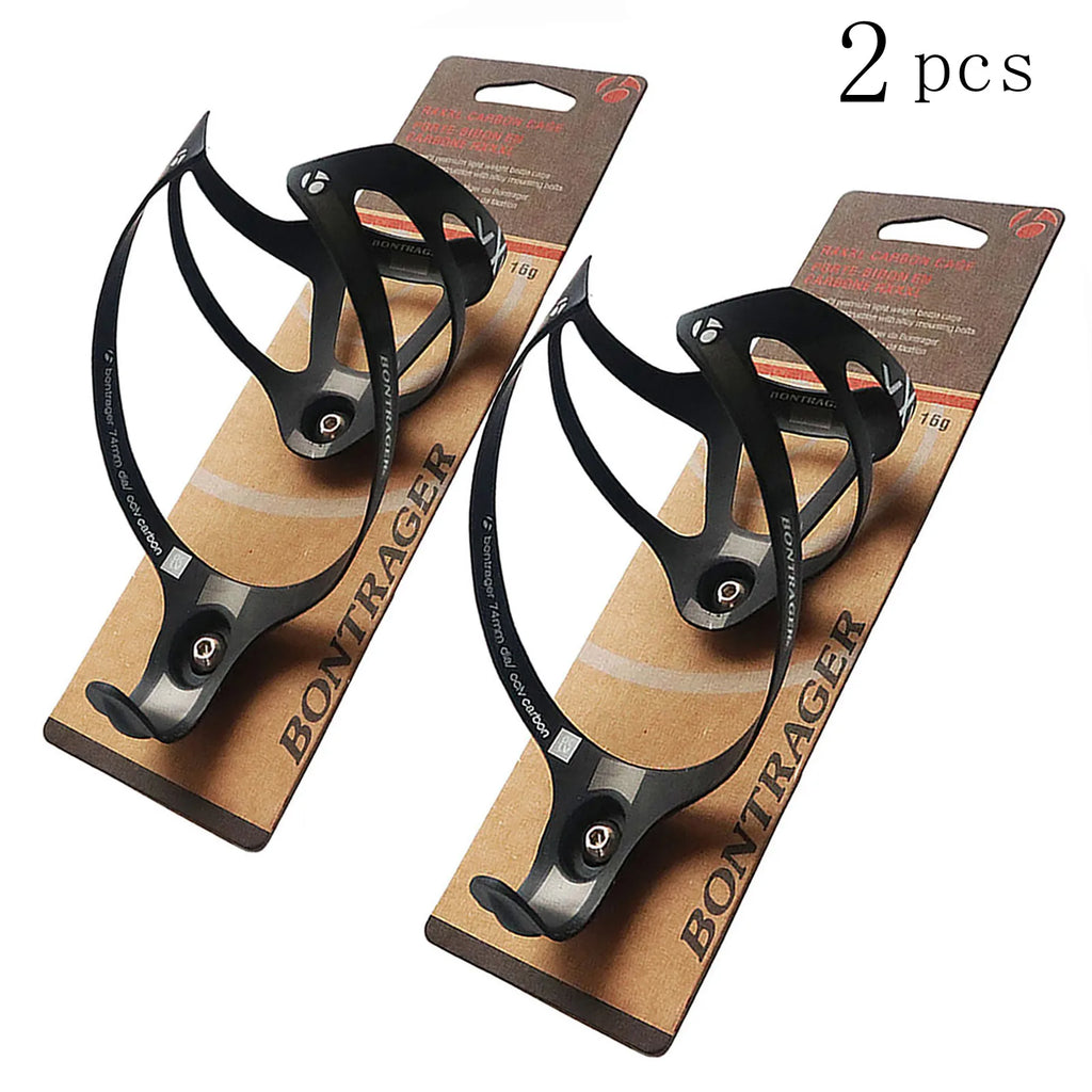 2Pcs Full Carbon Fiber Bicycle Water Bottle Cage MTB Road Bike Bottle Holder Ultra Light Cycle Equipment Matte/Glossy 4 Colors 1
