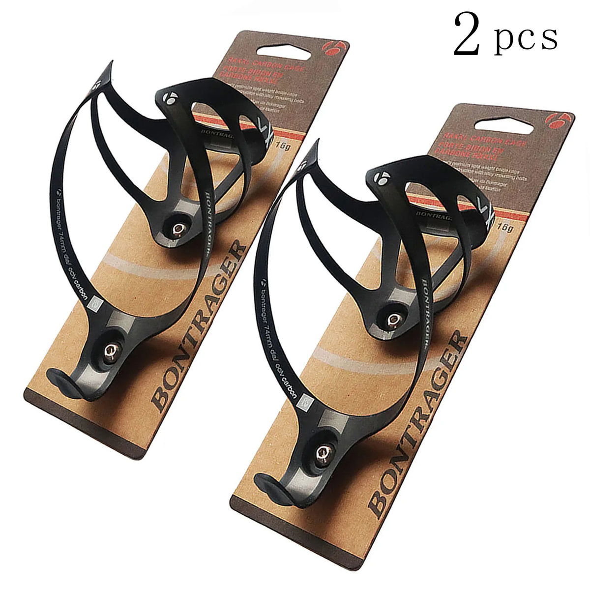 2Pcs Full Carbon Fiber Bicycle Water Bottle Cage MTB Road Bike Bottle Holder Ultra Light Cycle Equipment Matte/Glossy 4 Colors 1