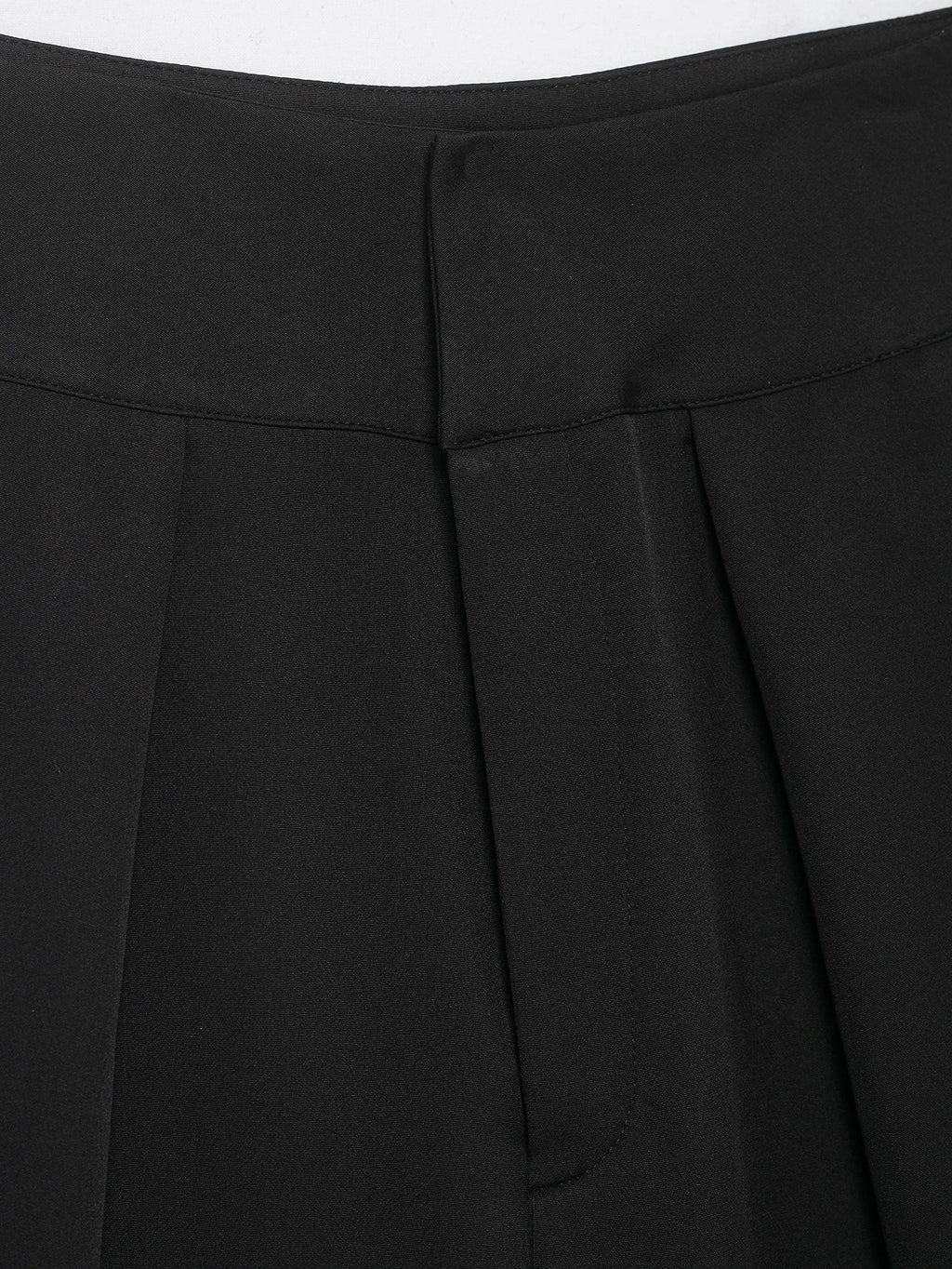 Casual Solid Pleated Loose Long Pants Women Fashion High Waist Straight Wide Leg Trousers 2026 Lady Spring Autumn Commute Wear