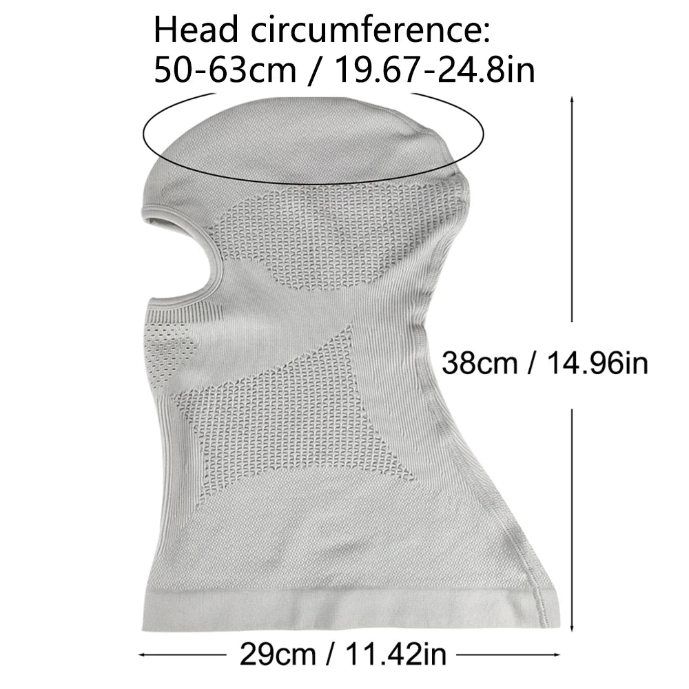 Winter Unisex Warm Ski Mask Balaclava Outdoor Sports Cycling Full Face Mask Scarf Men Women Elastic Breathable Motorcycle Mask