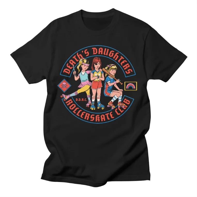 Classic Cartoon Anime, European and American Style Illustration, High Street Casual T-shirt, Men's and Women's Luxury  Top 2026
