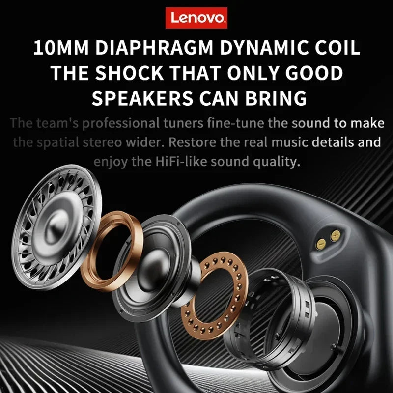 Lenovo ThinkPlus Earphone XT80 Wireless Bluetooth Sport Noise Reduction Earbuds HiFi Stereo Game Music Headphones Long Standby