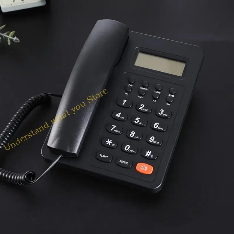 J60A Landline Phone KX-T2016 Caller Display Corded Telephone Support for Home Office