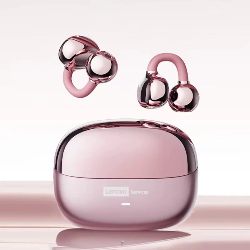 Choice Lenovo LE302 OWS Wireless Ear Clip Earbuds Bluetooth Low Latency HD Call HiFi Stereo Music Sports Open Ear Headphones New