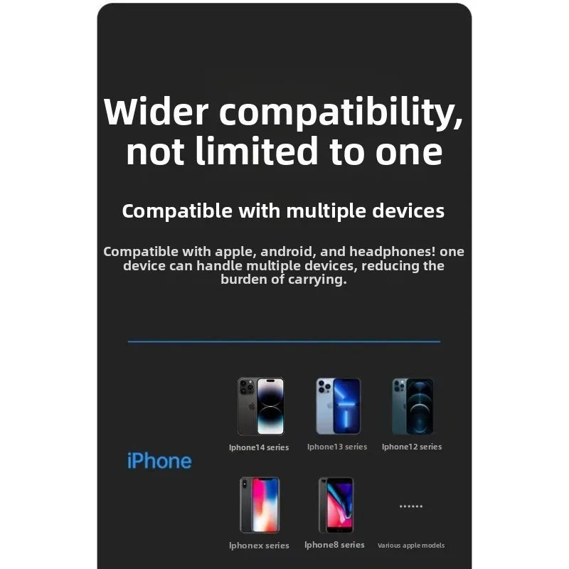 10000mAh power bank magnetic battery pack power bank with USB cable20W fast charging ultra-thin battery external magsafe charger