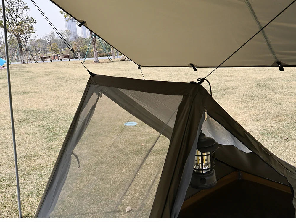 Airy 1 Mesh Tent Trekking Pole Tent Lightweight Solo Tent Camping Tarp Tent Hiking backpacking Single One Person Tent Shelter